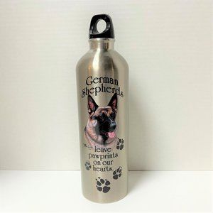 Stainless Steel German Shepherd Dog Water Bottle